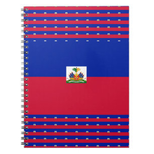 Haitifische Flagge Notizblock