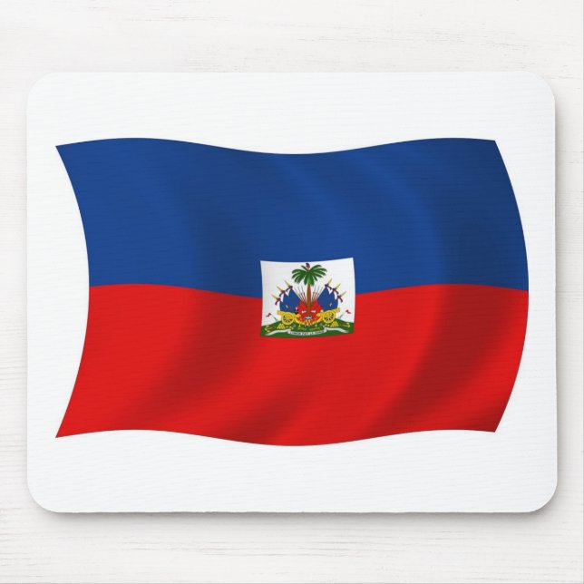 Haitifischer Flaggenmousepad Mousepad (Vorne)