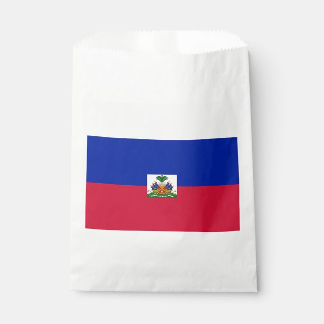 Haitis-Flagge Geschenktütchen (Vorderseite)