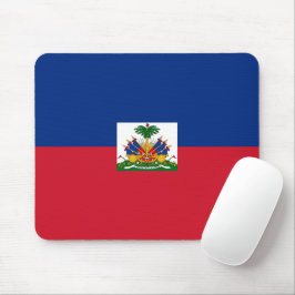Haitis Flagge Mousepad