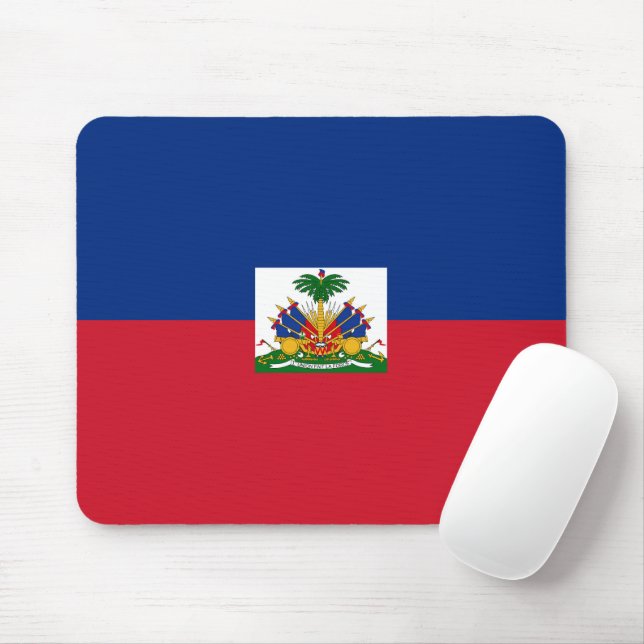Haitis Flagge Mousepad (Mit Mouse)