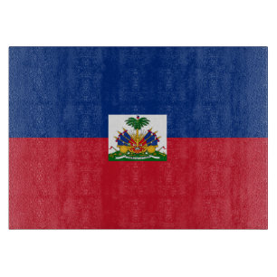 Haitis Flagge Schneidebrett