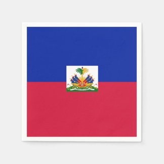 Haitis Flagge Serviette