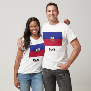 Haitis-Flagge T-Shirt