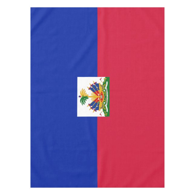 Haitis Flagge Tischdecke (Vorderseite)