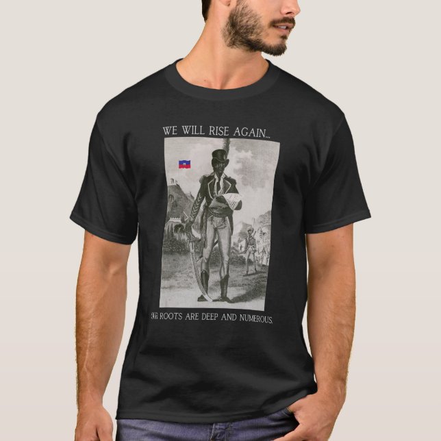 Haiti's Vintage Quote 1 T-Shirt (Vorderseite)