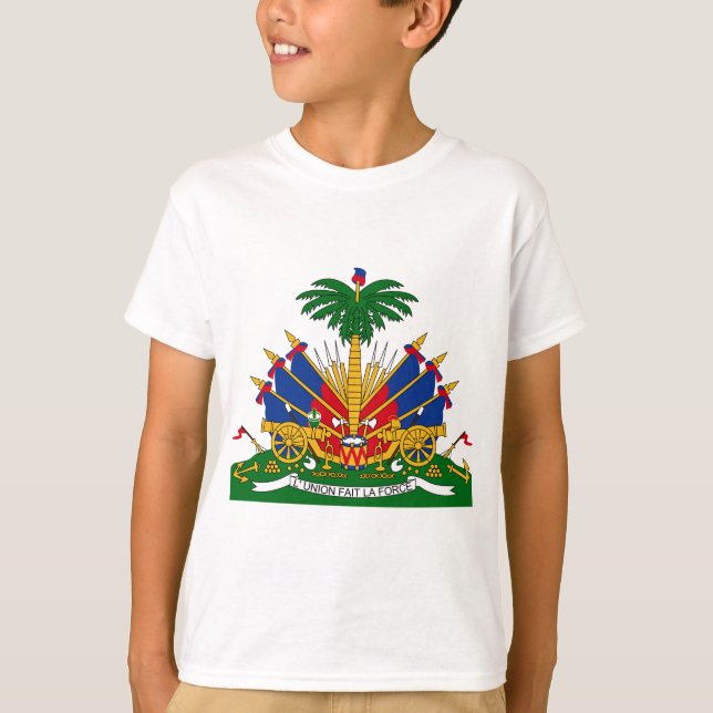 Haitis Wappen T-Shirt (Vorderseite)