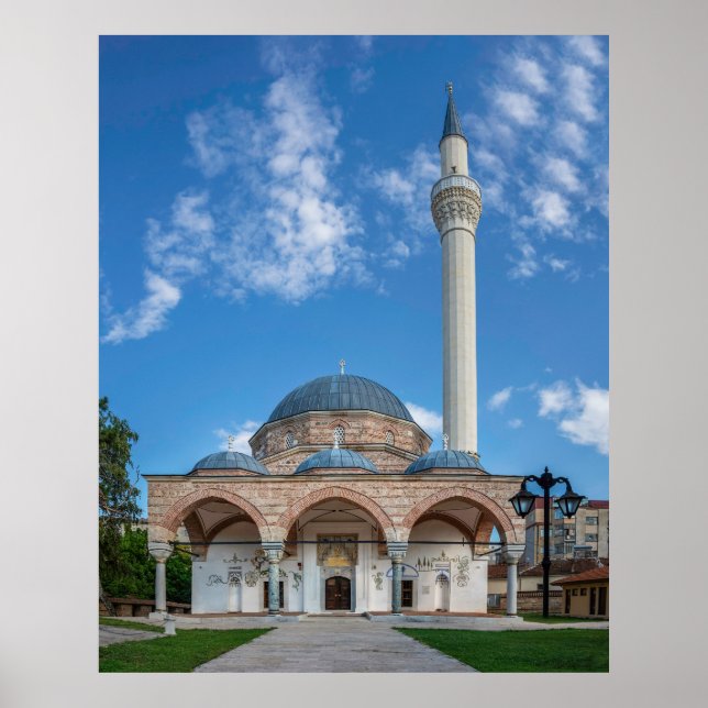 Hajdar Kadi Moschee - Bitola, Mazedonien Poster (Vorne)