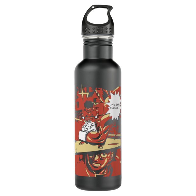 Hajime no Ippo Retro Vintag Edelstahlflasche (Vorderseite)
