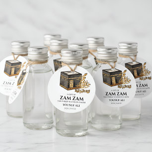 HAJJ MABRUR Eau Zam Zam Favor Étiquette