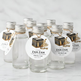 HAJJ MABRUR Zam Zam water Favor Tag Geschenkanhänger
