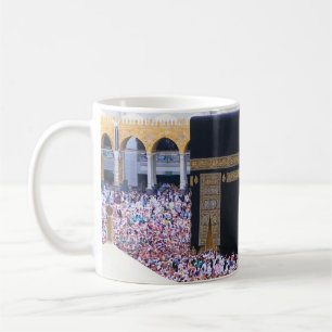 Hajj Mubarak Heilige Kaaba Mecca Islamische Devova Kaffeetasse