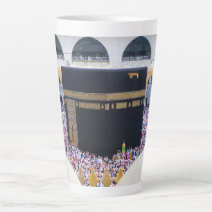 Hajj Mubarak Heilige Kaaba Mecca Islamische Devova Milchtasse