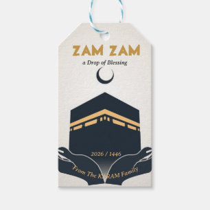 Hajj Mubarak Personalisiertes Geschenk-Tag-Etikett Geschenkanhänger