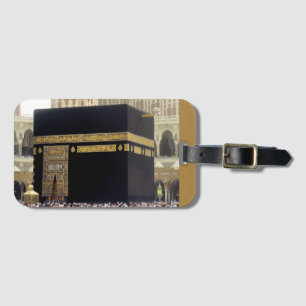 Hajj Pilgrims in Kaaba, Mekka, Saudi-Arabien Gepäckanhänger