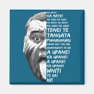 Haka Neuseeland Maori Neuseeland Fans Rugby _1 Magnet