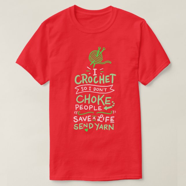 Häkchenspende 10 T-Shirt (Design vorne)