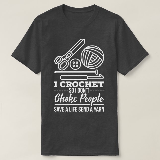 Häkchenspende T-Shirt (Design vorne)