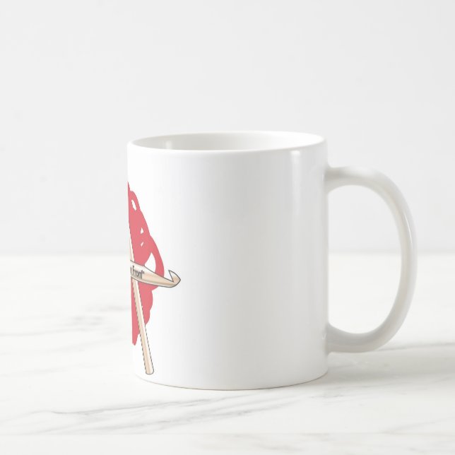 Häkelarbeit-Befreiungs-Fronten-Tasse Kaffeetasse (Rechts)