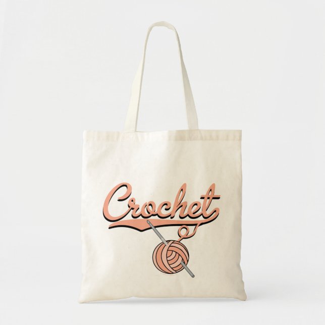 Häkelarbeit-Tasche Tragetasche (Vorne)