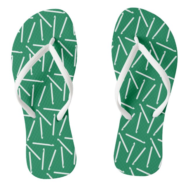 Häkelhaken, Garne + Handwerk {Dark} Flip Flops (Fußbett)