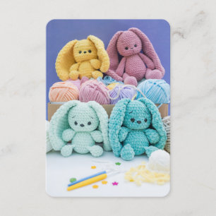 Häkelhasenfreunde – Cozy Yarn Community Begleitkarte