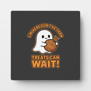 Häkeln Geister Garn Halloween Design Fotoplatte