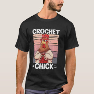 Häkeln Huhn Lustig Häkelhuhn Hühner Häkeln W T-Shirt