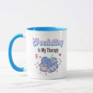 Häkeln ist meine Therapie - Yarn Art Tasse