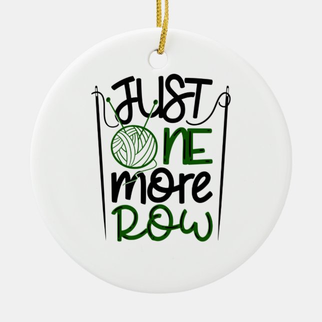 Häkeln Keramik Ornament (Vorne)