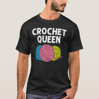 Häkeln Quilting Nähen Frauen Mädchen T-Shirt