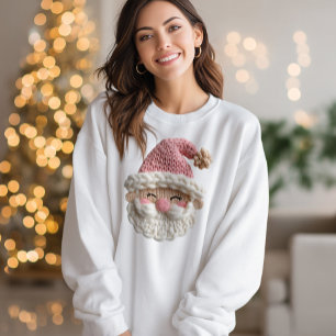 Häkeln Santa Weihnachten Sweatshirt