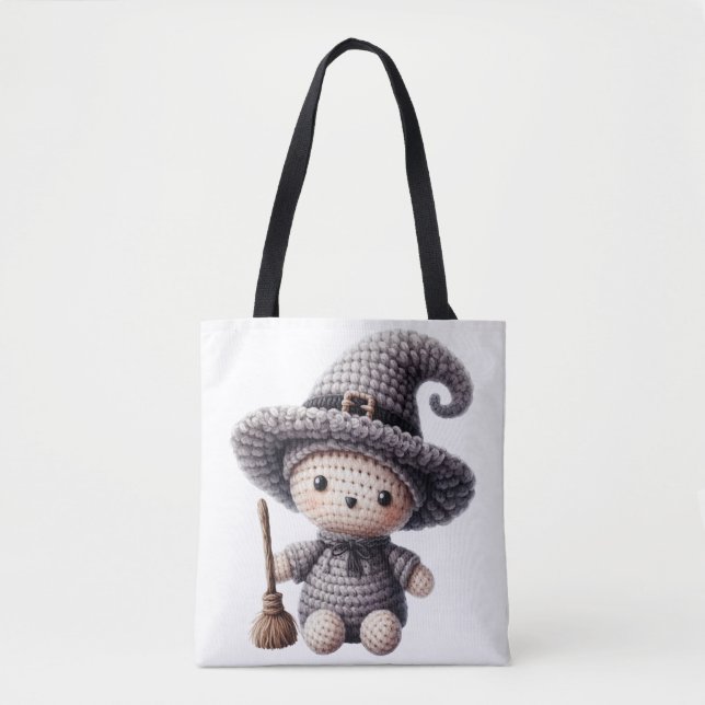 Häkeln Sie süße Hexe Tasche (Vorderseite)