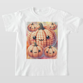 Häkeln Sie süßen Kürbis T-Shirt