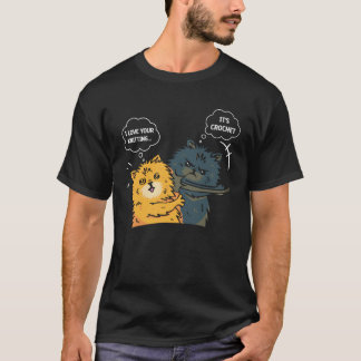 Häkelnde Mutter Katze Schlagt Es Ist Häkelarbeit T-Shirt