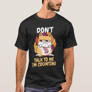 Häkelnde Strickende Katze Rede Nicht Mit Mir Ich Z T-Shirt