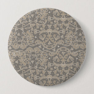 Häkelstickerei Kreation Button