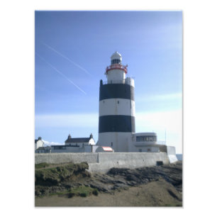 Haken-Hauptleuchtturm, Wexford, Irland Fotodruck