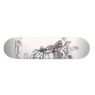 Haken u. Schloss-Medusa-Kern 1 Skateboard