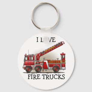 Haken-und Leiter-Feuer-LKW-Schlüsselanhänger ILF Schlüsselanhänger