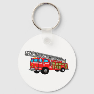 Haken-und Leiter-Feuer-Motor Schlüsselanhänger