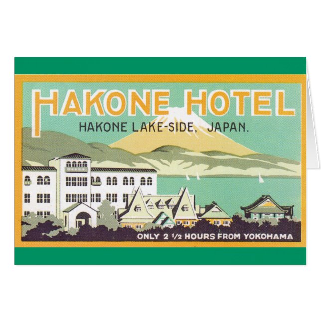 Hakone-Hotel Japan (Vorderseite (Horizontal))