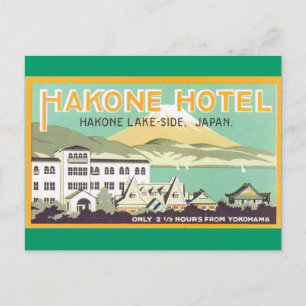 Hakone Hotel Japan Postkarte