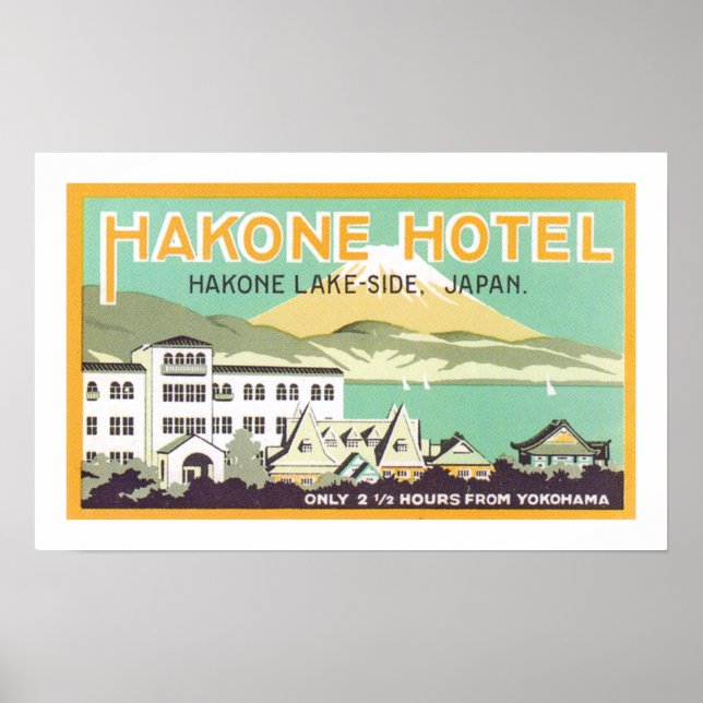 Hakone Hotel (white) Poster (Vorne)