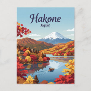 Hakone, Japan Postkarte