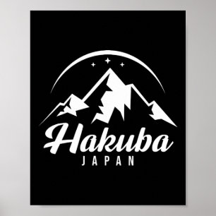 Hakuba Japan Ski Resort Skifahren Snowboarden Poster