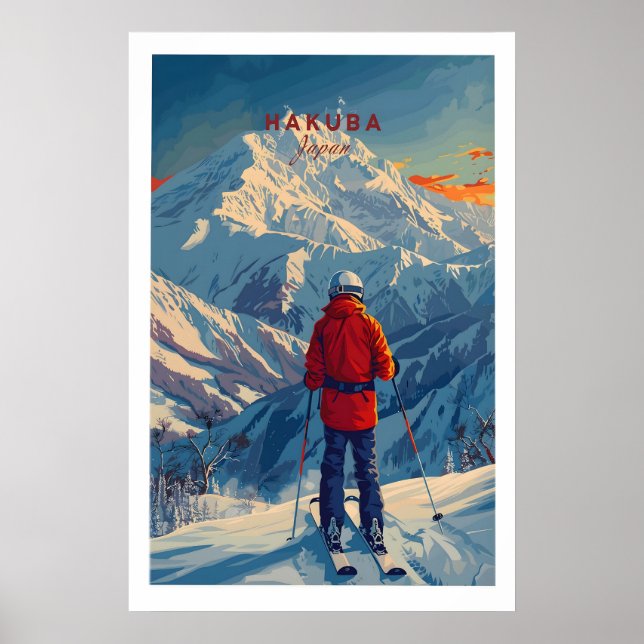 Hakuba-Skiplakat 1 Poster (Vorne)