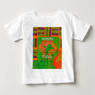 Hakuna Giraffe Art Print Baby T-shirt