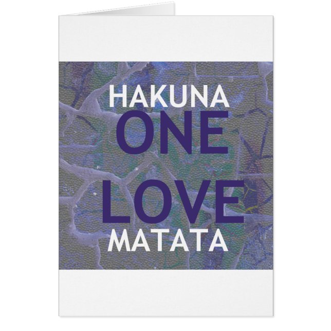 HAKUNA MATATA (Vorne)