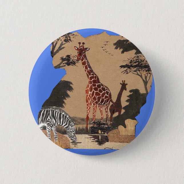 Hakuna Matata African Animals Pride lands.png Button (Vorderseite)